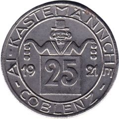 25 Pfennig - Coblenz Görres