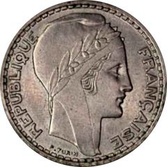 20 Francs pattern of Turin