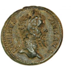 As - Septimius Severus P M TR P XVII COS III P P S C, Victory