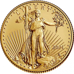 10 Dollars `American Gold Eagle` Bullion Coinage