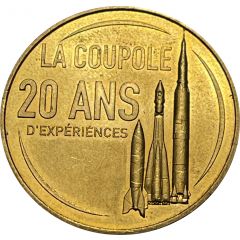 Jeton touristique - Monnaie de Paris - La coupole 20 ans d`expérience