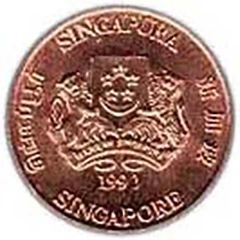 1 Cent ribbon upwards