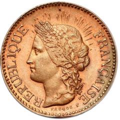 10 Centimes pattern by Fauqué