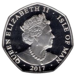 50 Pence - Elizabeth II Platinum Wedding - The New Bride, Silver Proof