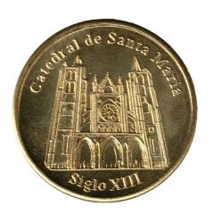 Medal - León Cathedral golden color