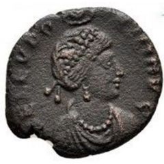 Follis - Eudoxia GLORIA ROMANORVM, Cyzicus