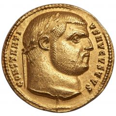 Aureus - Constantius I HERCVLI VICTORI NK, Nicomedia