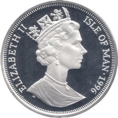 1 Crown - Elizabeth II European Football Championship Spain France; Silver Proof