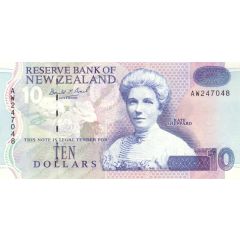 10 Dollars Green back