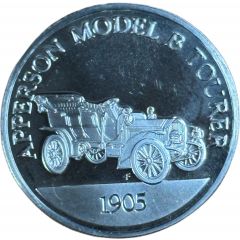 Franklin Mint - Collection of Antique Car Coins - Series 1 Apperson Model B Tourer