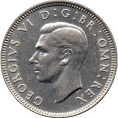 1 Shilling - George VI Scottish crest, with `IND:IMP`