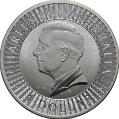 1 Dollar - Charles III 1st Portrait - Australian Kangaroo - Bullion Coin