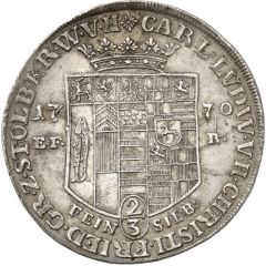 ⅔ Thaler - Charles Louis and Henry Christian Frederick