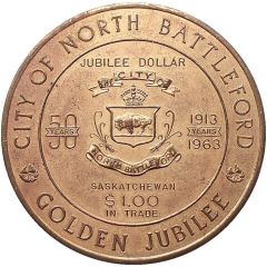 1 Dollar - North Battleford Golden Jubilee Saskatchewan