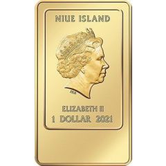 1 Dollar - Elizabeth II Mona Lisa