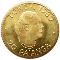 20 Pa`anga - Taufa`ahau Tupou IV FAO