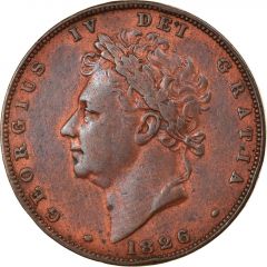 1 Farthing - George IV 2nd issue