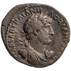 Denarius - Hadrian P M TR P COS III LIBERAL AVG III, Liberalitas