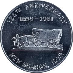 Token - New Sharon, Iowa 125th Anniversary