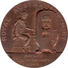Medal - Conversion to Decimal Currency Australian Numismatic Society