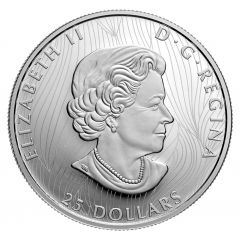 25 Dollars - Elizabeth II Timber Wolf