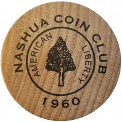 Advertising Token - Nashua Coin Club Nashua, New Hampshire