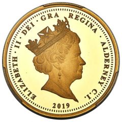2 Sovereigns - Elizabeth II Una and the Lion