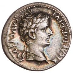 Denarius - Tiberius TR POT XVII IMP VII