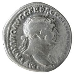 Denarius - Trajan S P Q R OPTIMO PRINCIPI, Pax