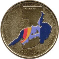 Jeton touristique - Monnaie de Paris - Paris 2024 - Médaillon J - Judo
