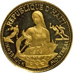 500 Gourdes 1976 Montreal-Innsbruck Olympiad