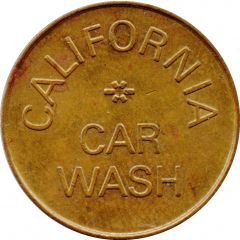 Car Wash Token - California