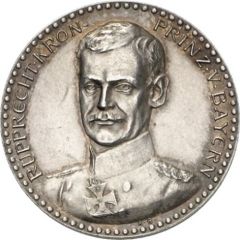 Crownprince Ruprecht of Bavaria as victor in the `Battle of Lorraine`