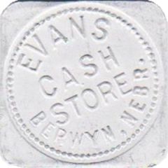 25 Cents - Evans Cash Store Berwyn, Nebraska