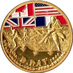 Token - Souvenirs et Patrimoine Normandie - D-Day 6 Juin 1944, 31 mm