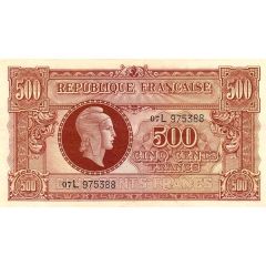 500 Francs - Marianne type 1945
