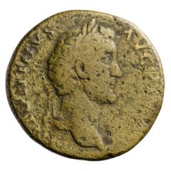 Sestertius - Antoninus Pius LIBERALITAS PVBLICA COS II S C, Libertas