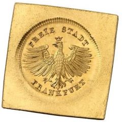 3 Kreuzers Gold pattern strike
