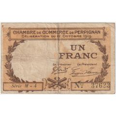 1 Franc - Chambre de commerce de Perpignan