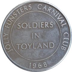 Mardi Gras Token - Jolly Funsters Carnival Club Soldiers in Toyland, New Orleans, Louisiana