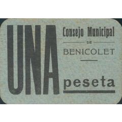1 Peseta Benicolet