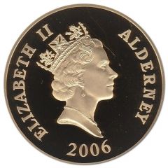 5 Pounds - Elizabeth II The Merchant Navy 21C1, Silver Proof Gold plated