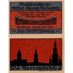 50 Pfennigs Buchhandlung Alfred Adolph