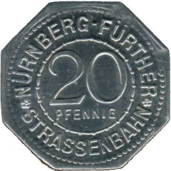 20 Pfennig - Albrecht Dürer Nürnberg-Fürth