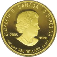 350 Dollars - Elizabeth II Western Red Lilly