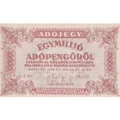1 000 000 Adópengő