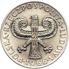 10 Zlotys 200th Anniversary of Warsaw Mint, Trial Strike CuNi