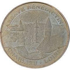 Jeton touristique - Monnaie de Paris - Charlieu -Abbaye Bénédictine