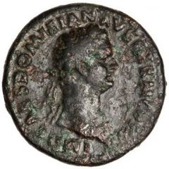 As - Domitian SALVTI AVGVSTI S C