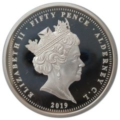 50 Pence - Elizabeth II 75 Anniversary D-Day - Sword